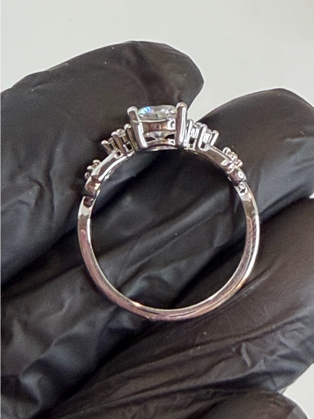 Moissanite Ring Size: 7 - Picture 12 of 17